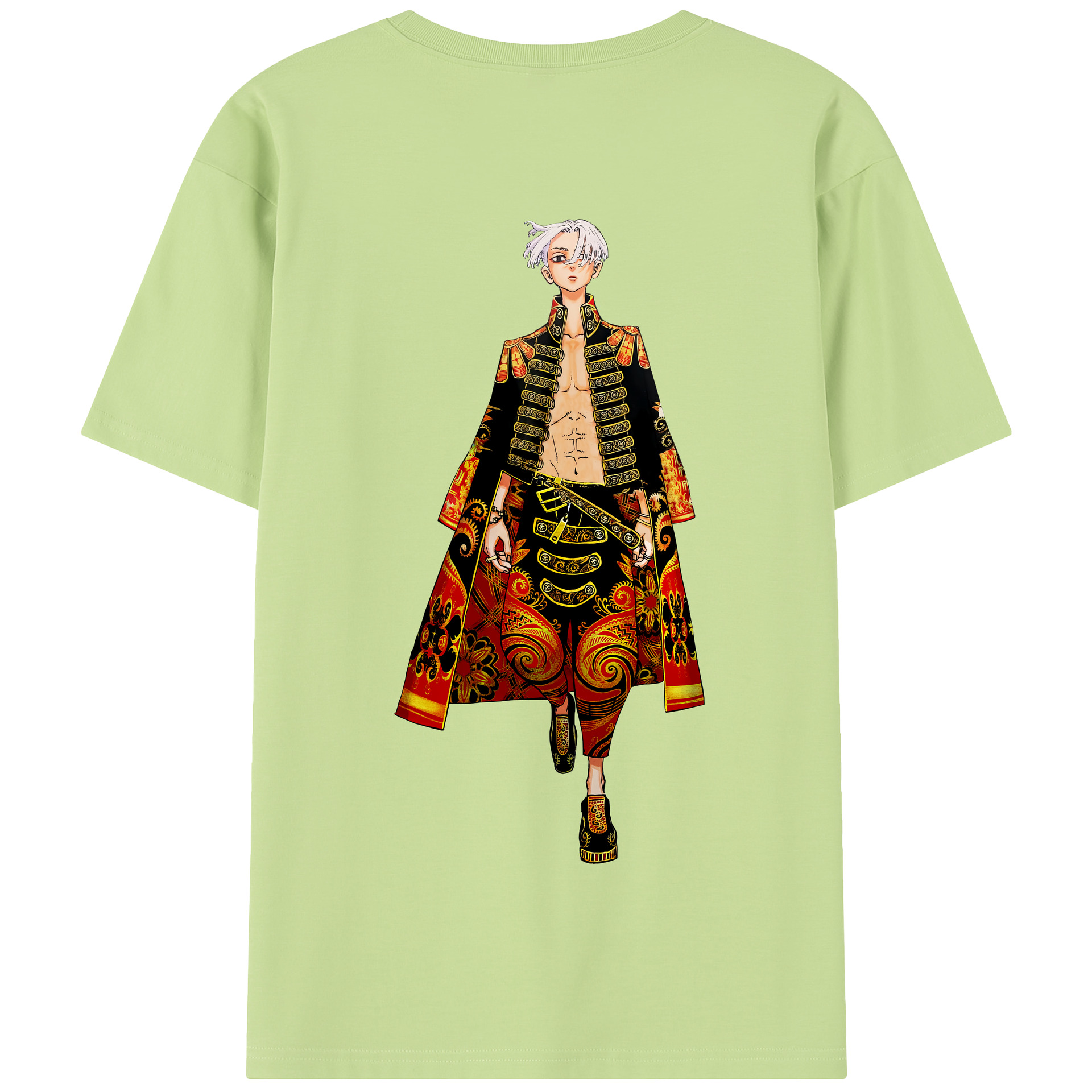 （画像用） 東京リベンジャーズ Tokyo Revengers 綿100％半袖Tシャツ（背面プリント）